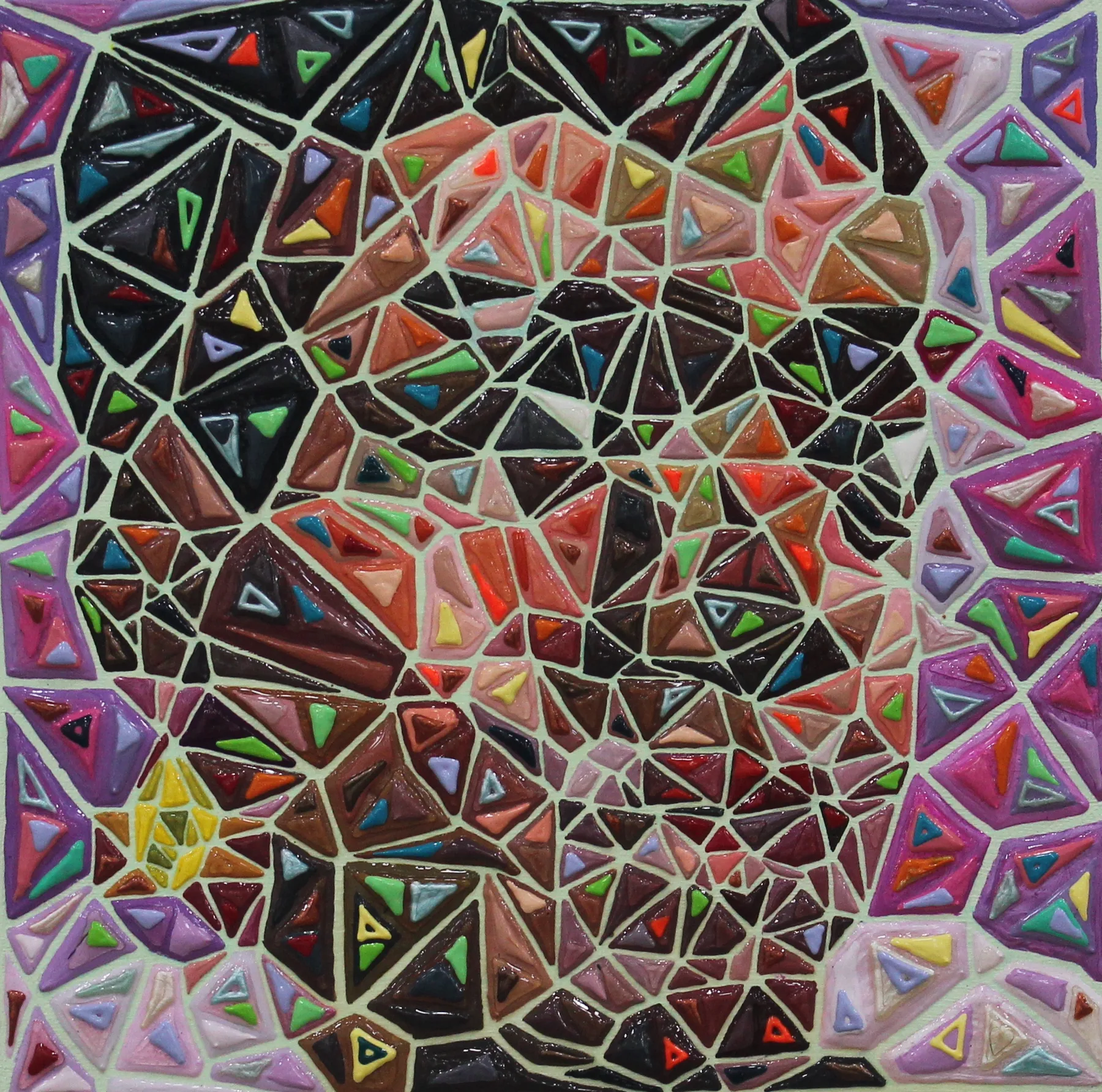 Crystallization of Harmony (Girl with Yellow Earrings)
