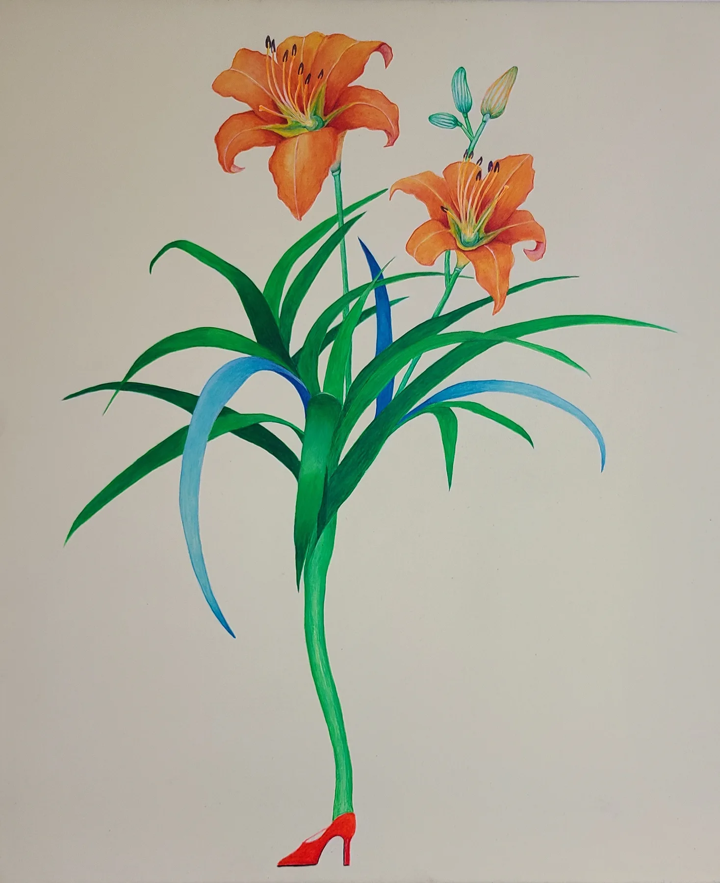 Young Lady with Daylily