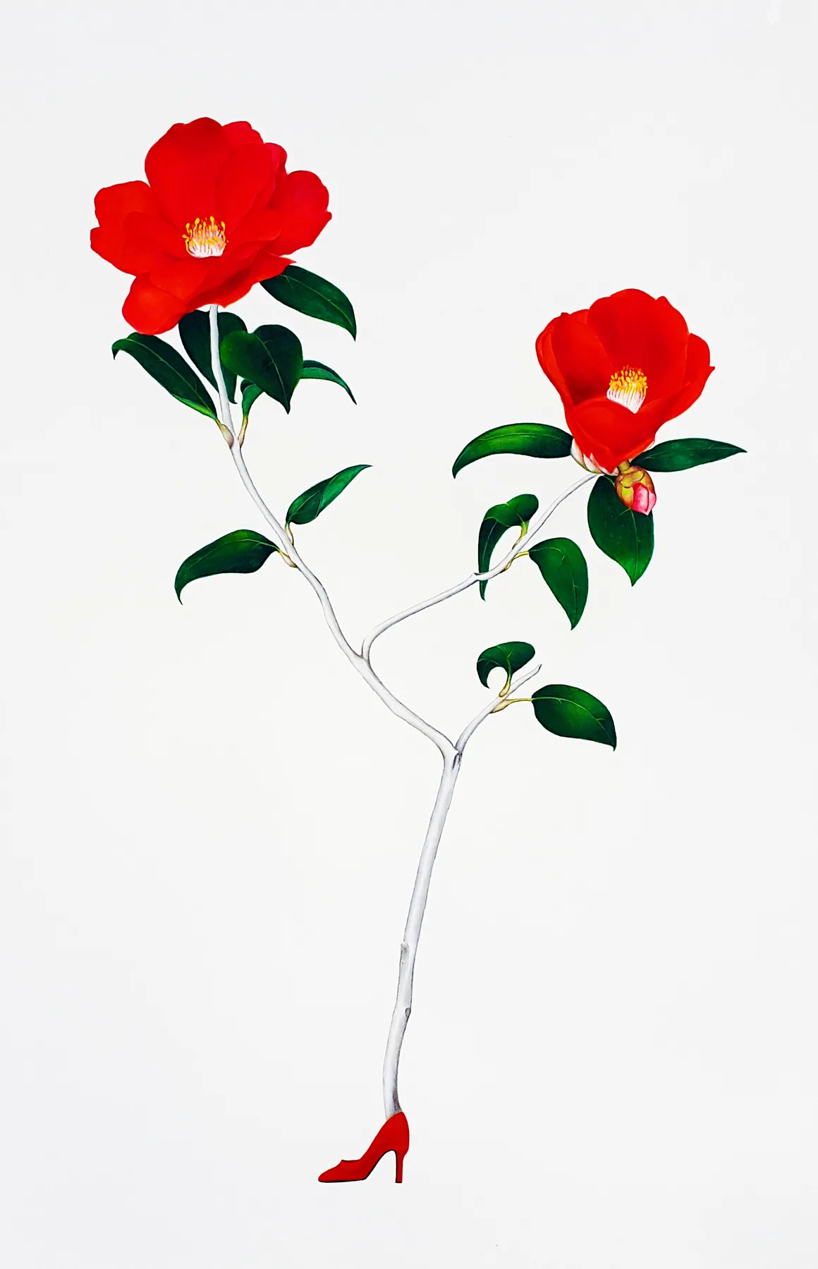 Young Lady with Camellia 2